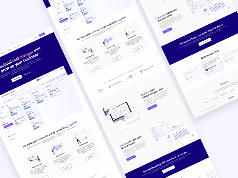 Landing Page Collection Web App UI Kit